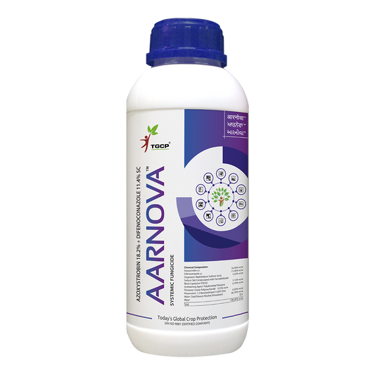 Aarnova (Azoxystrobin 18.2% + Difenoconazole 11.4% SC) Systemic Fungicide