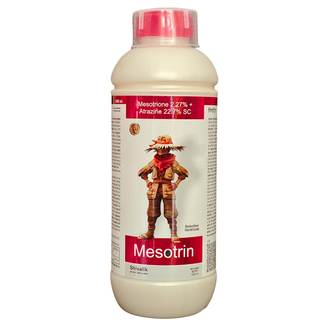 Mesotrin Herbicide Mesotrione 2.27% w/w + Atrazine 22.7% w/w SC