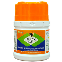 Black Cat Fipronil 40% + Imidacloprid 40% WG Insecticide pack - FarmMate.in
