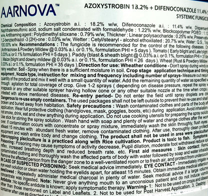 Aarnova (Azoxystrobin 18.2% + Difenoconazole 11.4% SC) Systemic Fungicide