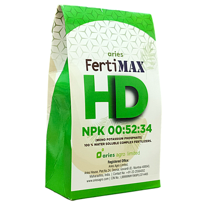 Aries FertiMax HD NPK 00:52:34 Fertilizer (Dose-200gm/acre)