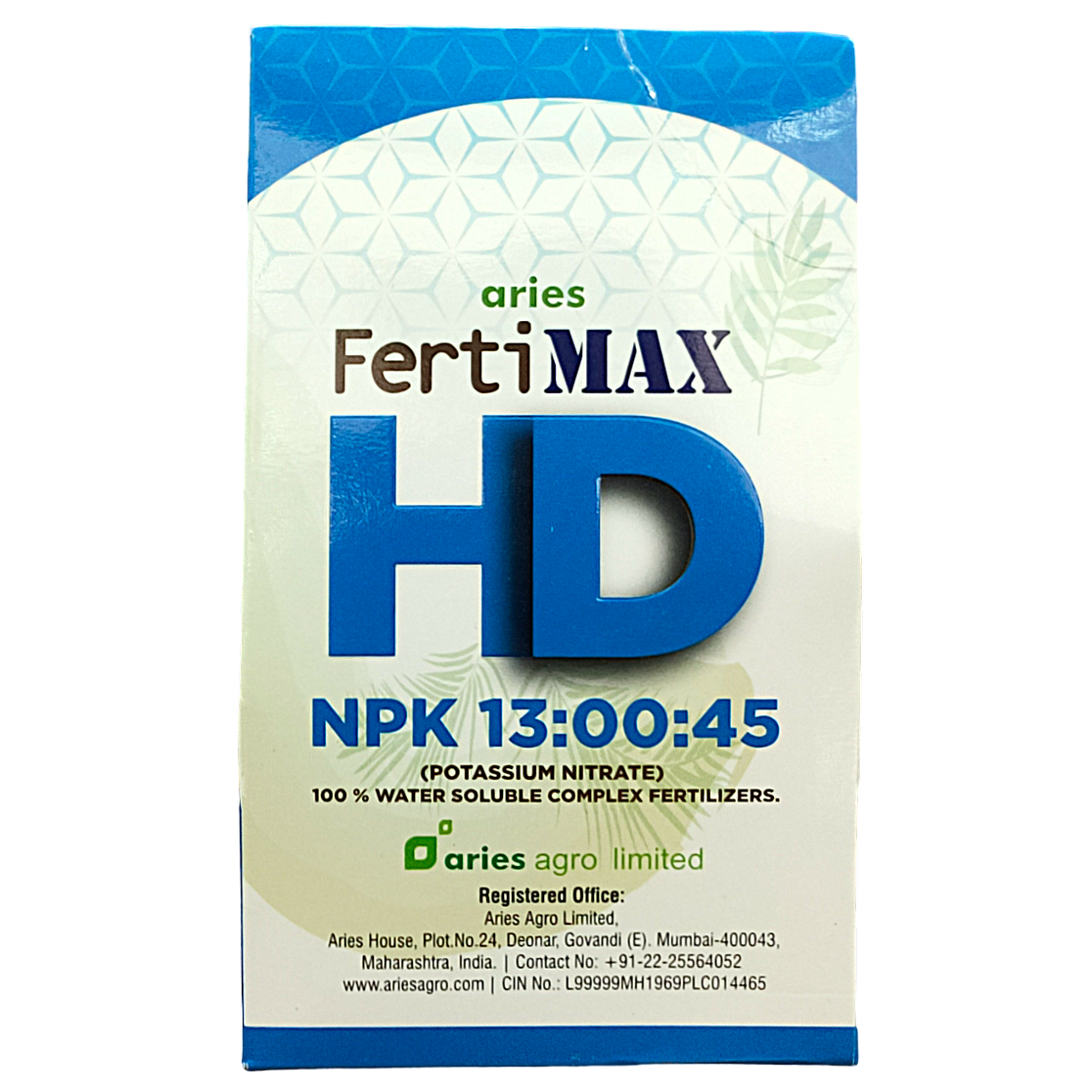 Aries FertiMax HD NPK 13:00:45 Fertilizer (Dose-200gm/acre)