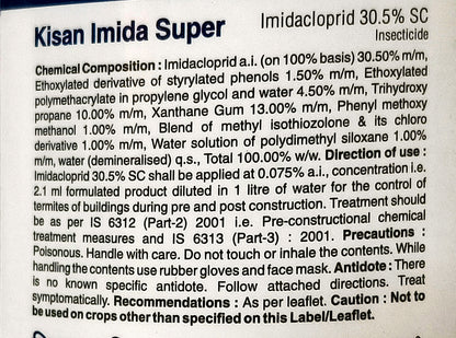 Kisan Imida Super - Imidacloprid 30.5% SC Insecticide