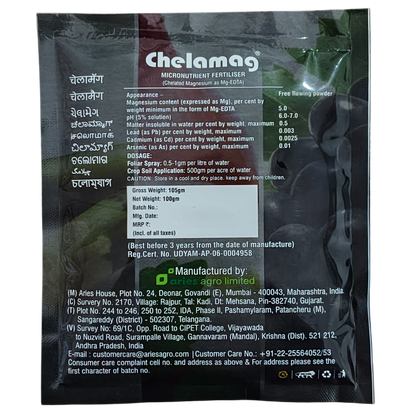 Aries Chelamag Chelated Magnesium Mg-EDTA 5% Micronutrient Fertilizer