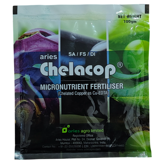 Aries Chelacop Chelated Copper Cu-EDTA 12% Micronutrient Fertilizer