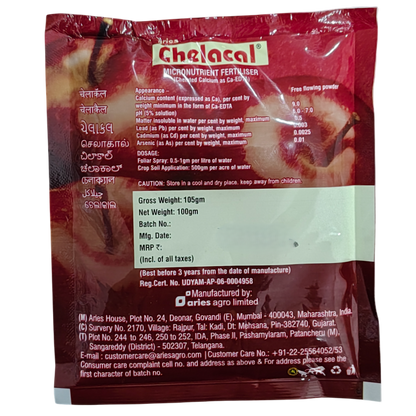 Aries Chelacal Chelated Calcium Ca-EDTA 9% Micronutrient Fertilizer