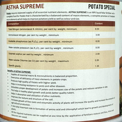 Astha Supreme Potato Special Water Soluble Mixture Fertilizer