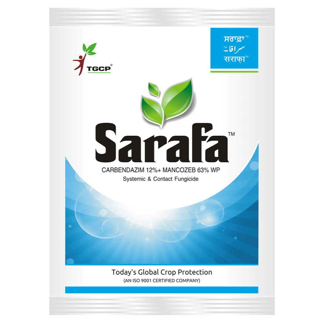 Sarafa (Carbendazim 12% + Mancozeb 63% WP) Fungicide
