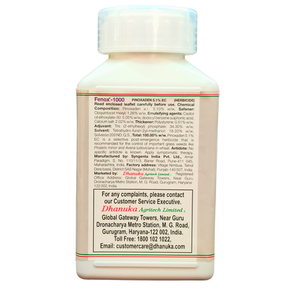 Dhanuka Fenox -1000 (Pinoxaden 5.1% EC) Herbicide