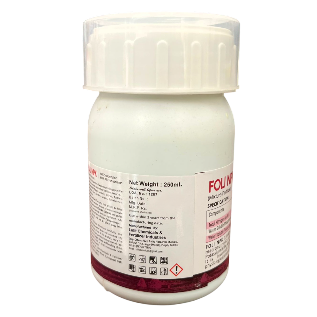 Foli NPK 13:00:45 Fertilizer (NPK suspension with micronutrients)