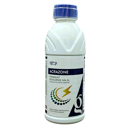 Acrazone Paraquat Dichloride 24% SL Herbicide bottle - FarmMate.in