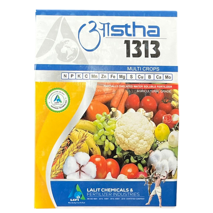 Astha 1313 Water Soluble Fertilizer Mixture bottle - FarmMate.in