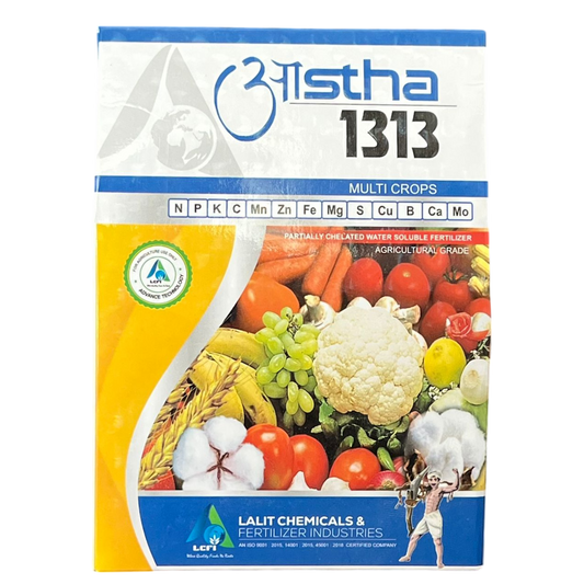 Astha 1313 Water Soluble Fertilizer Mixture bottle - FarmMate.in