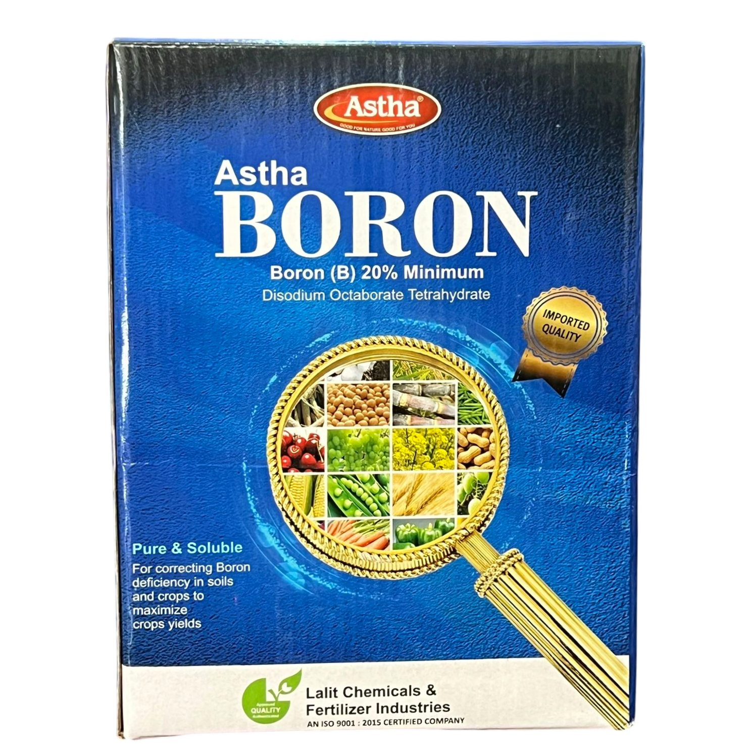 Astha Boron 20% Micronutrient Fertilizer bottle - FarmMate.in