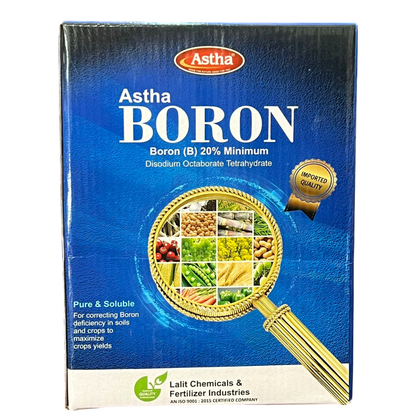 Astha Boron 20% Micronutrient Fertilizer bottle - FarmMate.in
