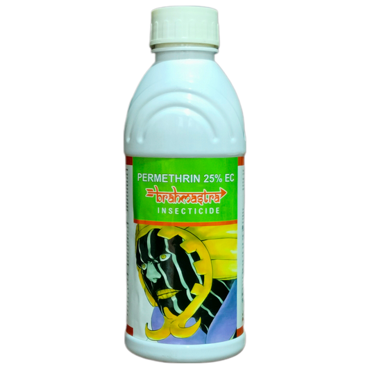 Brahmastra Permethrin 25% EC Insecticide bottle