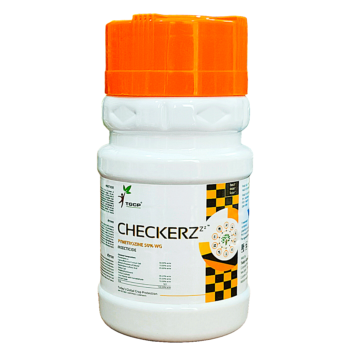 Checkerz Pymetrozine 50% WG Insecticide bottle - FarmMate.in