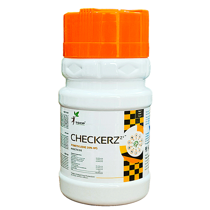 Checkerz Pymetrozine 50% WG Insecticide bottle - FarmMate.in