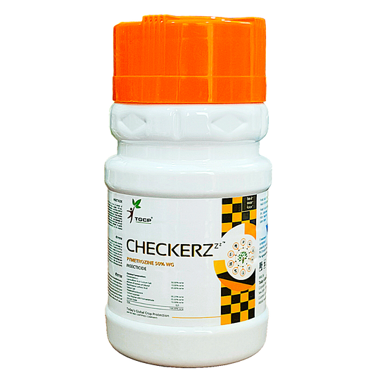 Checkerz Pymetrozine 50% WG Insecticide bottle - FarmMate.in