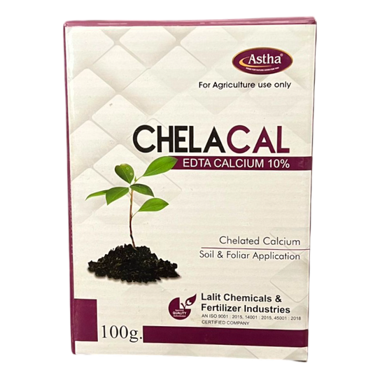 Chelacal Chelated Calcium EDTA 10% Fertilizer bottle - FarmMate.in