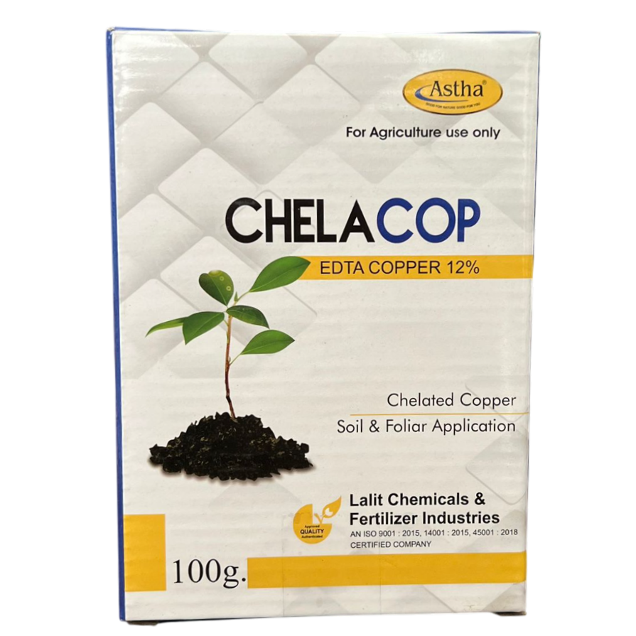 Chelacop Chelated Copper EDTA 12% Fertilizer pack