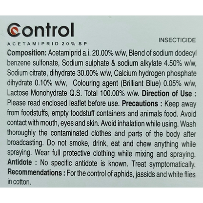 Control Insecticide pack size options
