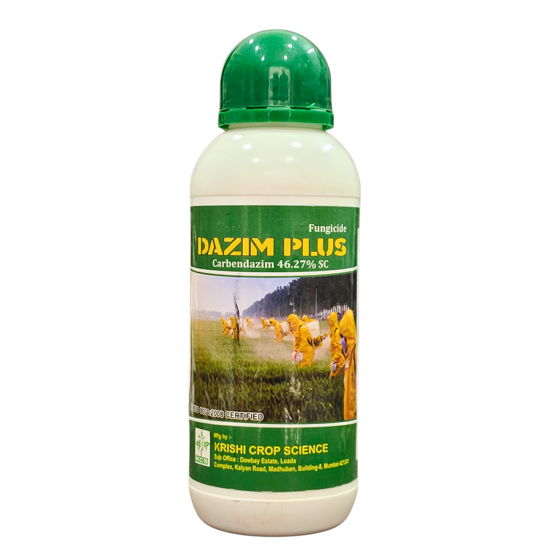 Dazim Plus Carbendazim 46.27% SC Fungicide bottle