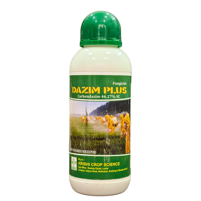 Dazim Plus Carbendazim 46.27% SC Fungicide bottle