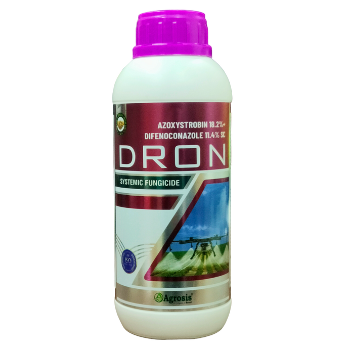 Dron (Azoxystrobin 18.2% + Difenoconazole 11.4% SC) Systemic Fungicide