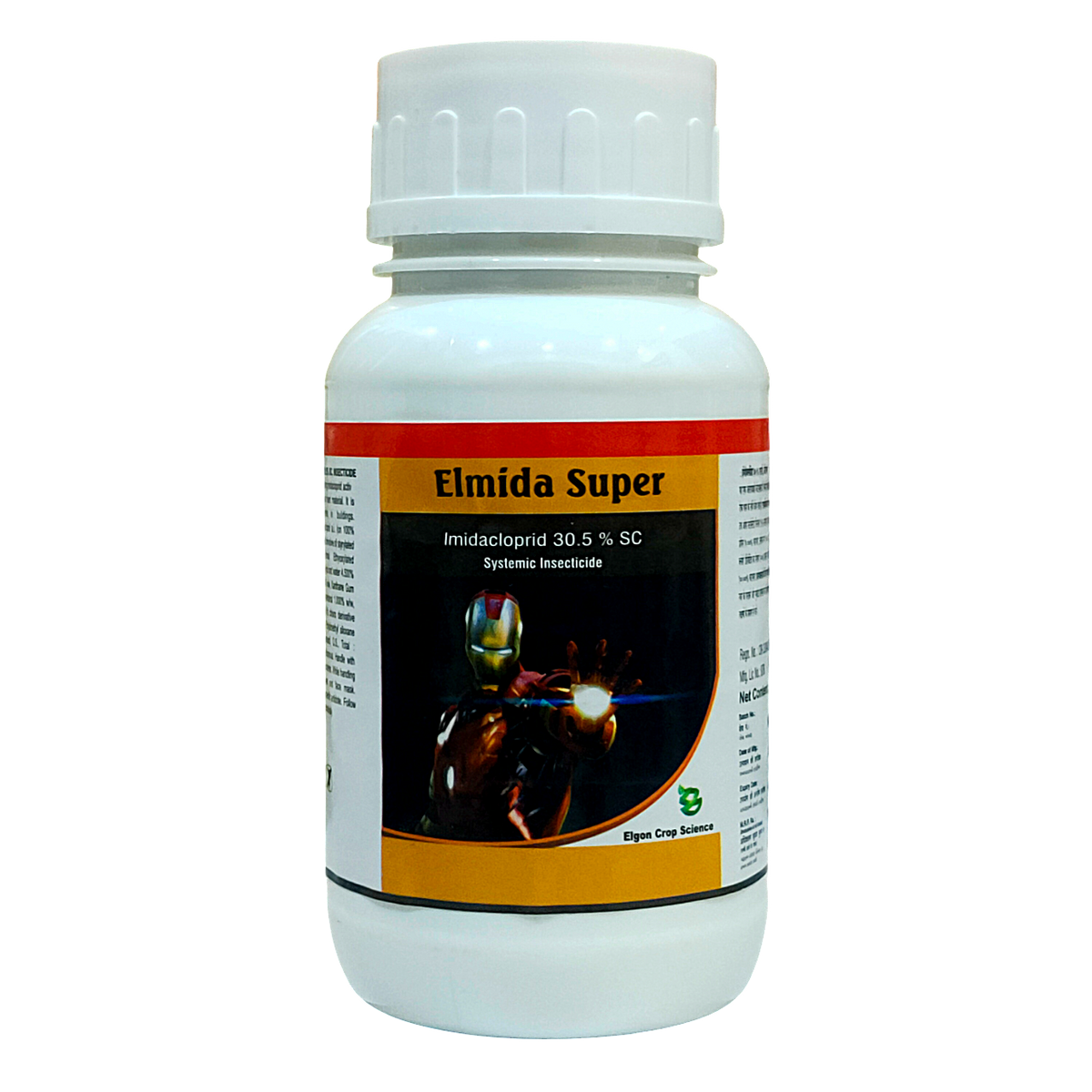 Elmida Super Imidacloprid 30.5% SC Insecticide bottle - FarmMate.in
