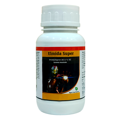 Elmida Super Imidacloprid 30.5% SC Insecticide bottle - FarmMate.in
