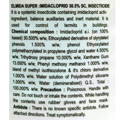 Elmida Super Insecticide pack size options