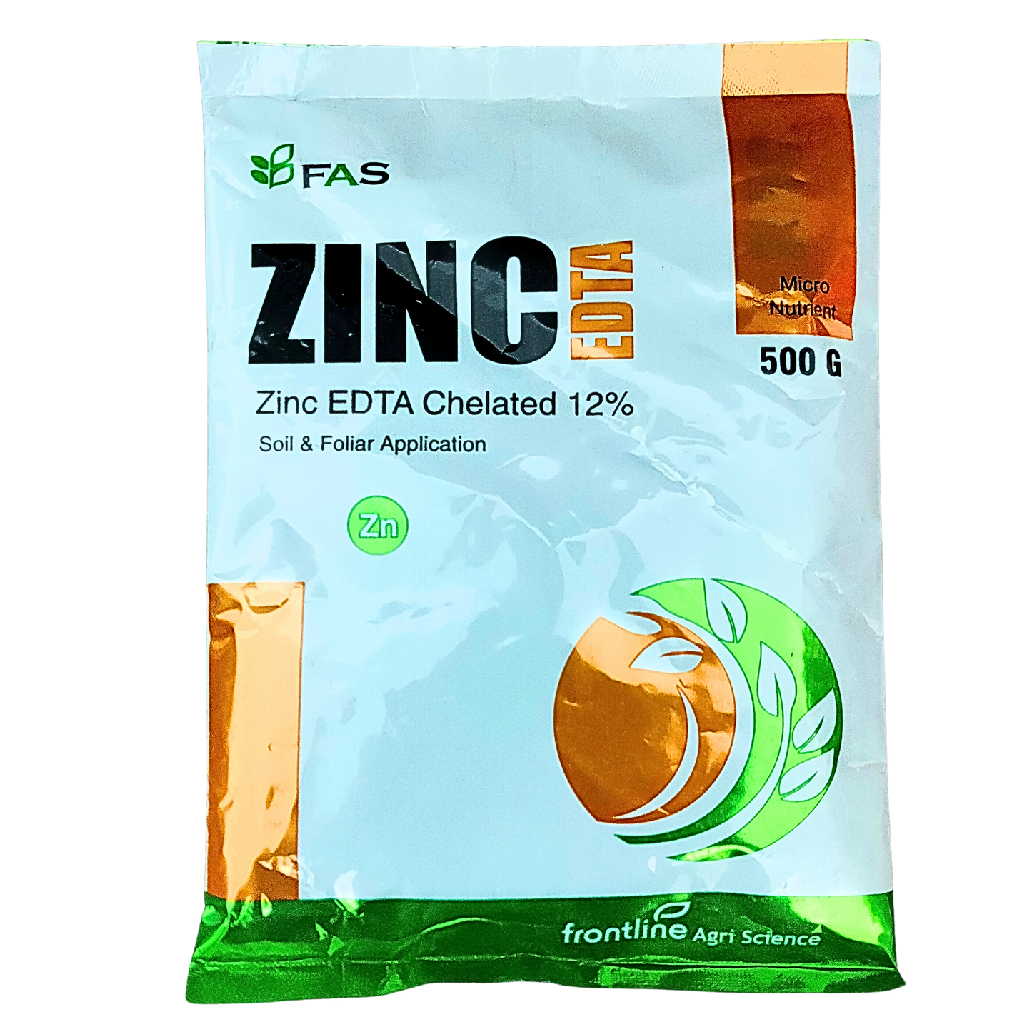 FAS Zinc EDTA Chelated 12% Micronutrient Fertilizer bottle - FarmMate.in