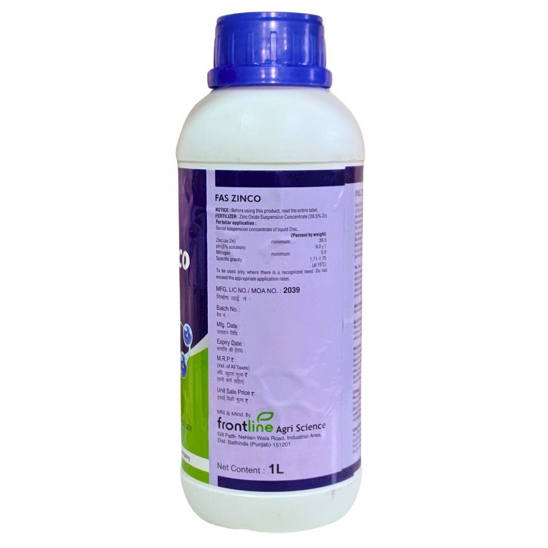 Fas Zinco Fertilizer pack size options