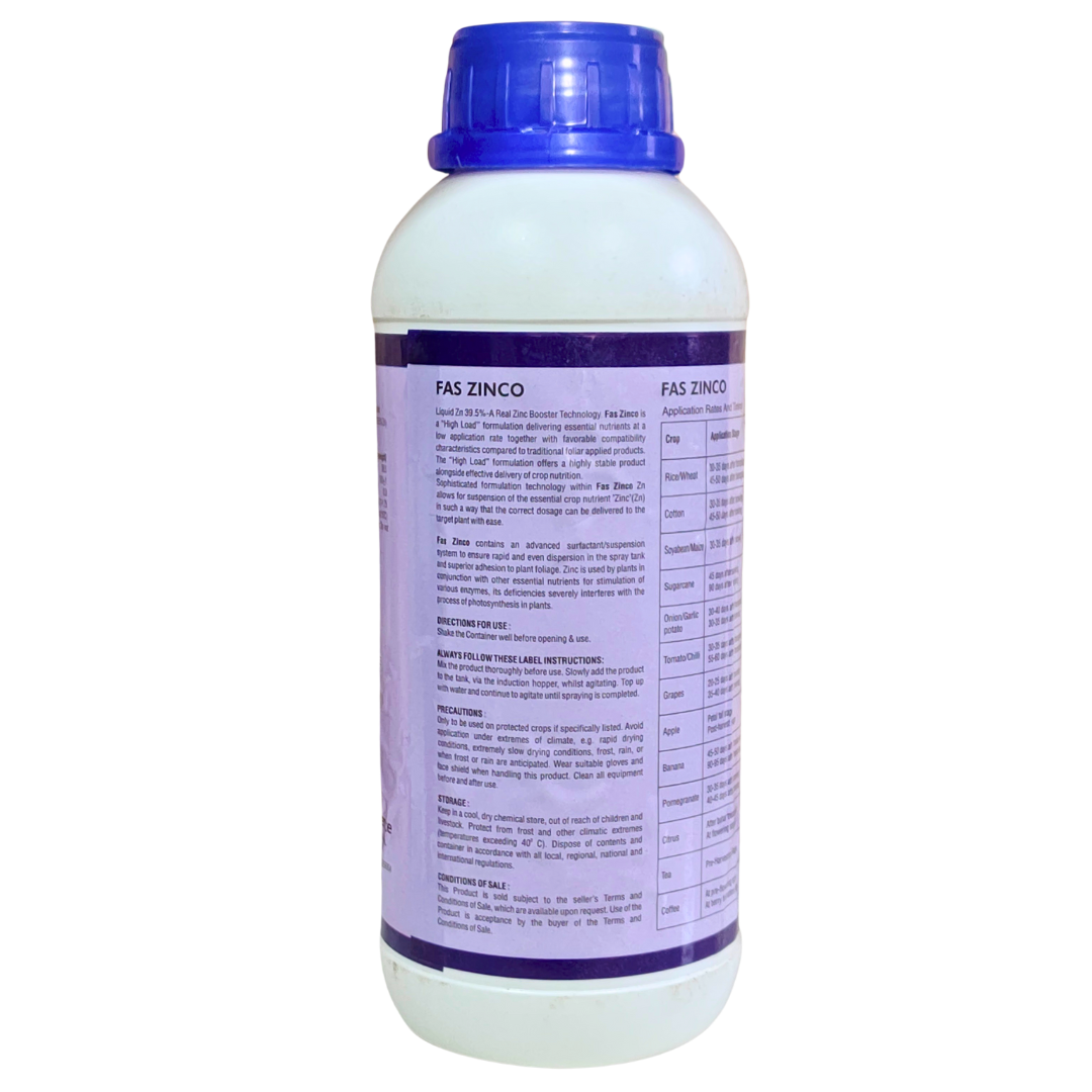 Fas Zinco Fertilizer product packaging
