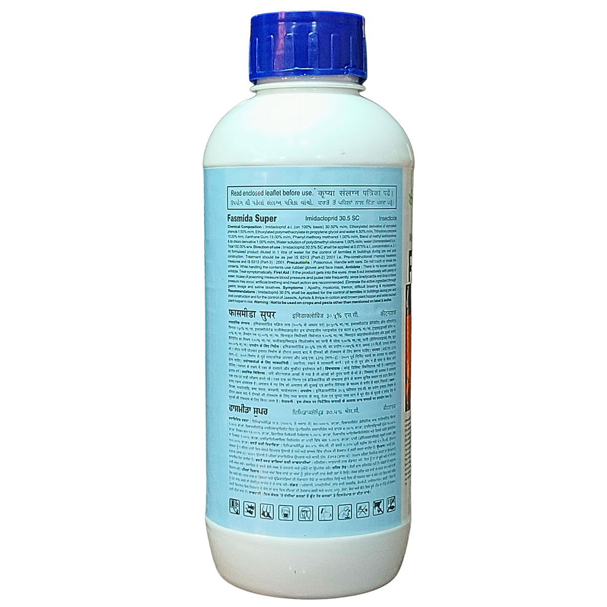 Fasmida Super Insecticide product packaging