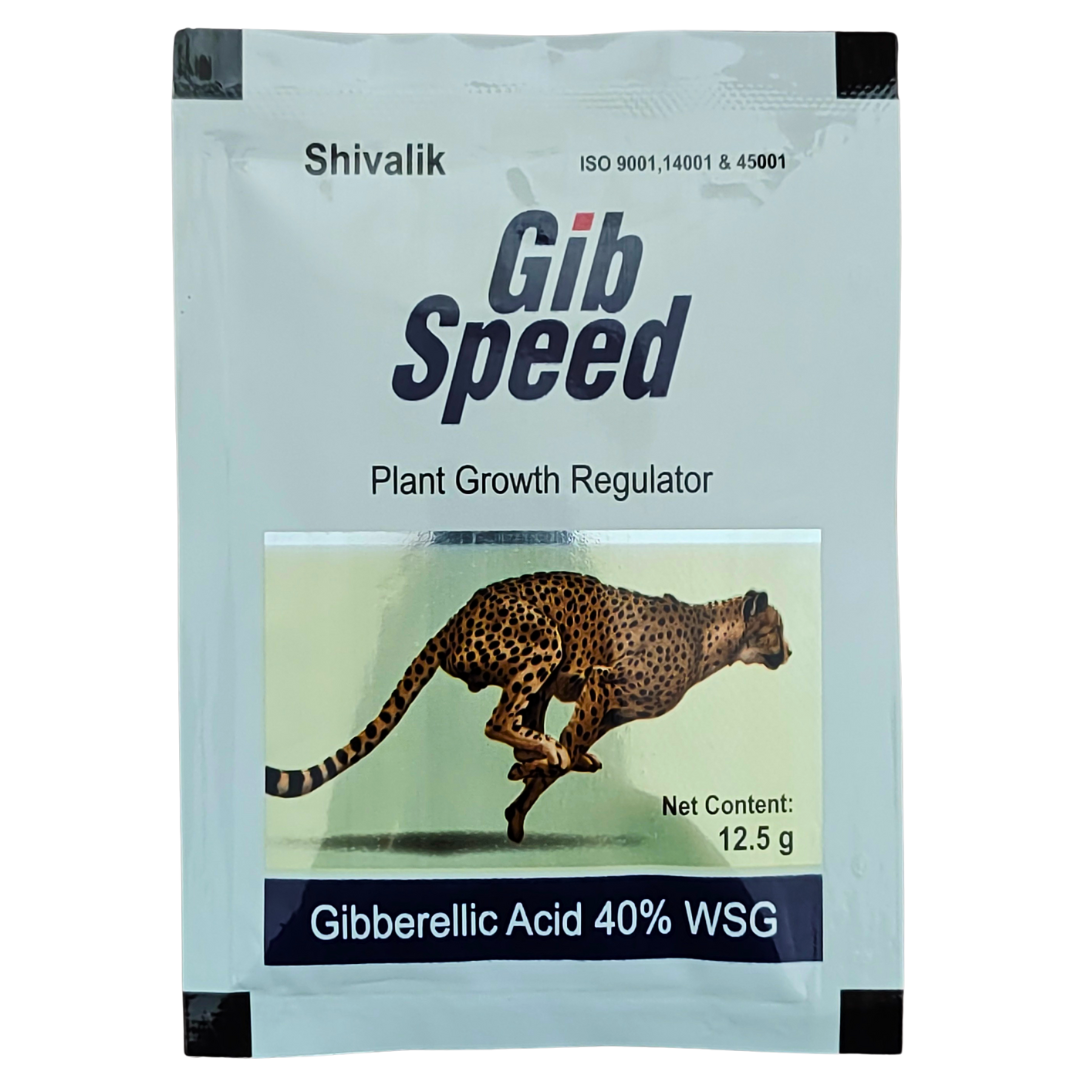 Gib Speed Gibberellic Acid 40% WSG Plant Growth Regulator bottle - FarmMate.in