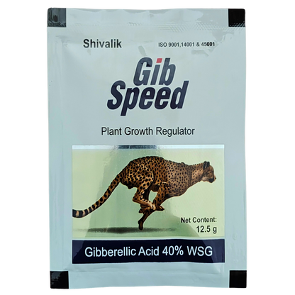 Gib Speed Gibberellic Acid 40% WSG Plant Growth Regulator bottle - FarmMate.in