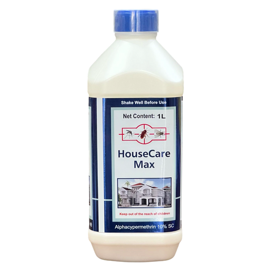 HouseCare Max Alphacypermethrin 10% SC Insecticide bottle - FarmMate.in