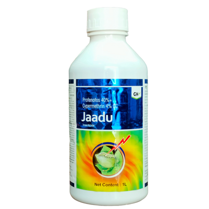 Jaadu Profenofos 40% + Cypermethrin 4% EC Insecticide bottle - FarmMate.in