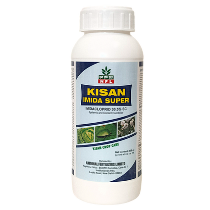 Kisan Imida Super Imidacloprid 30.5% SC Insecticide bottle