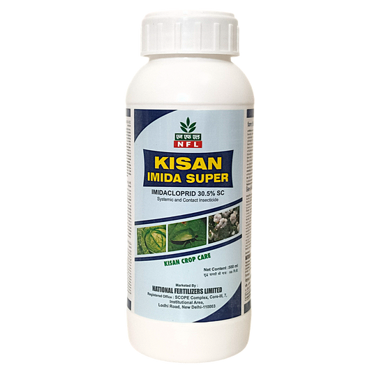 Kisan Imida Super Imidacloprid 30.5% SC Insecticide bottle