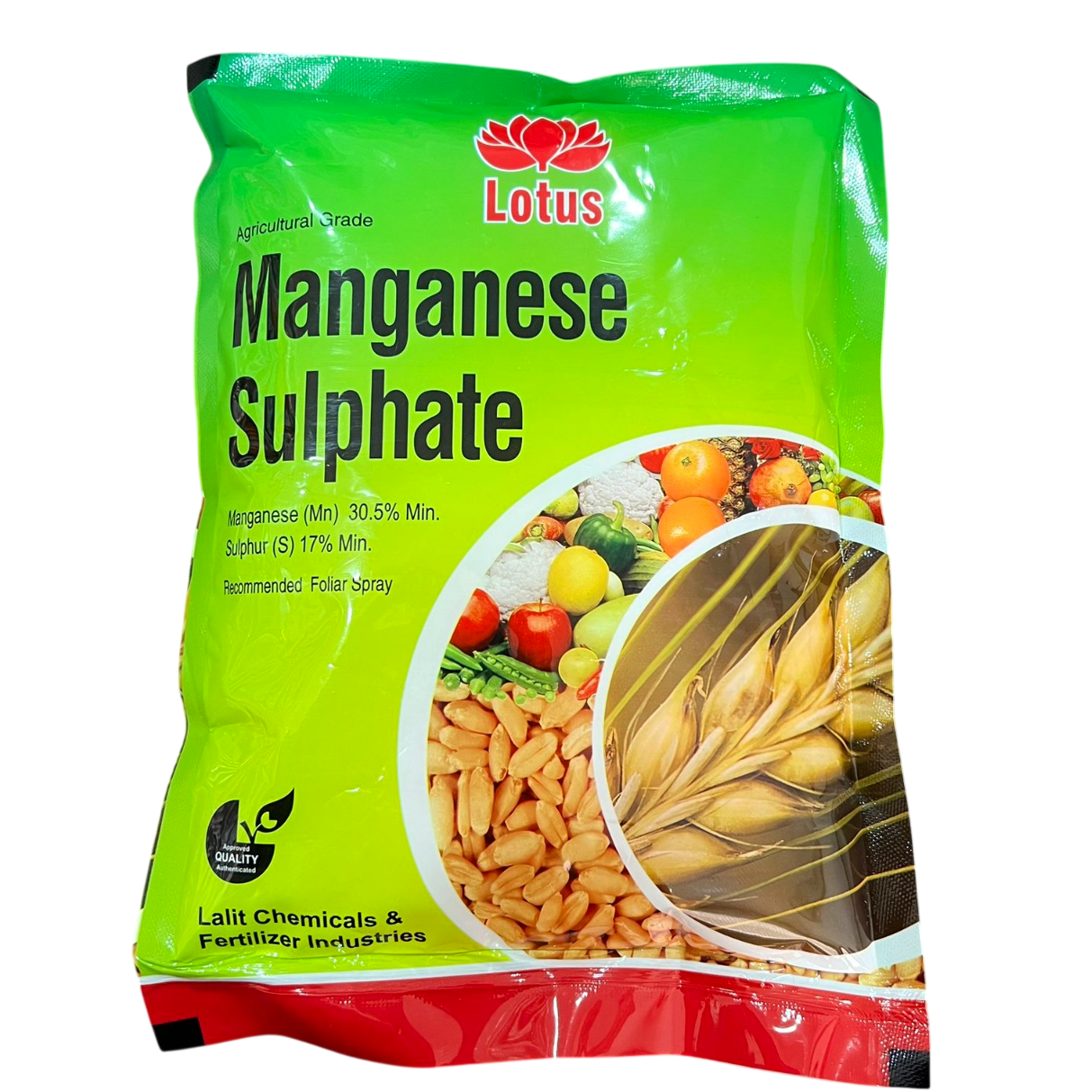 Lotus Manganese Sulphate Fertilizer bottle - FarmMate.in