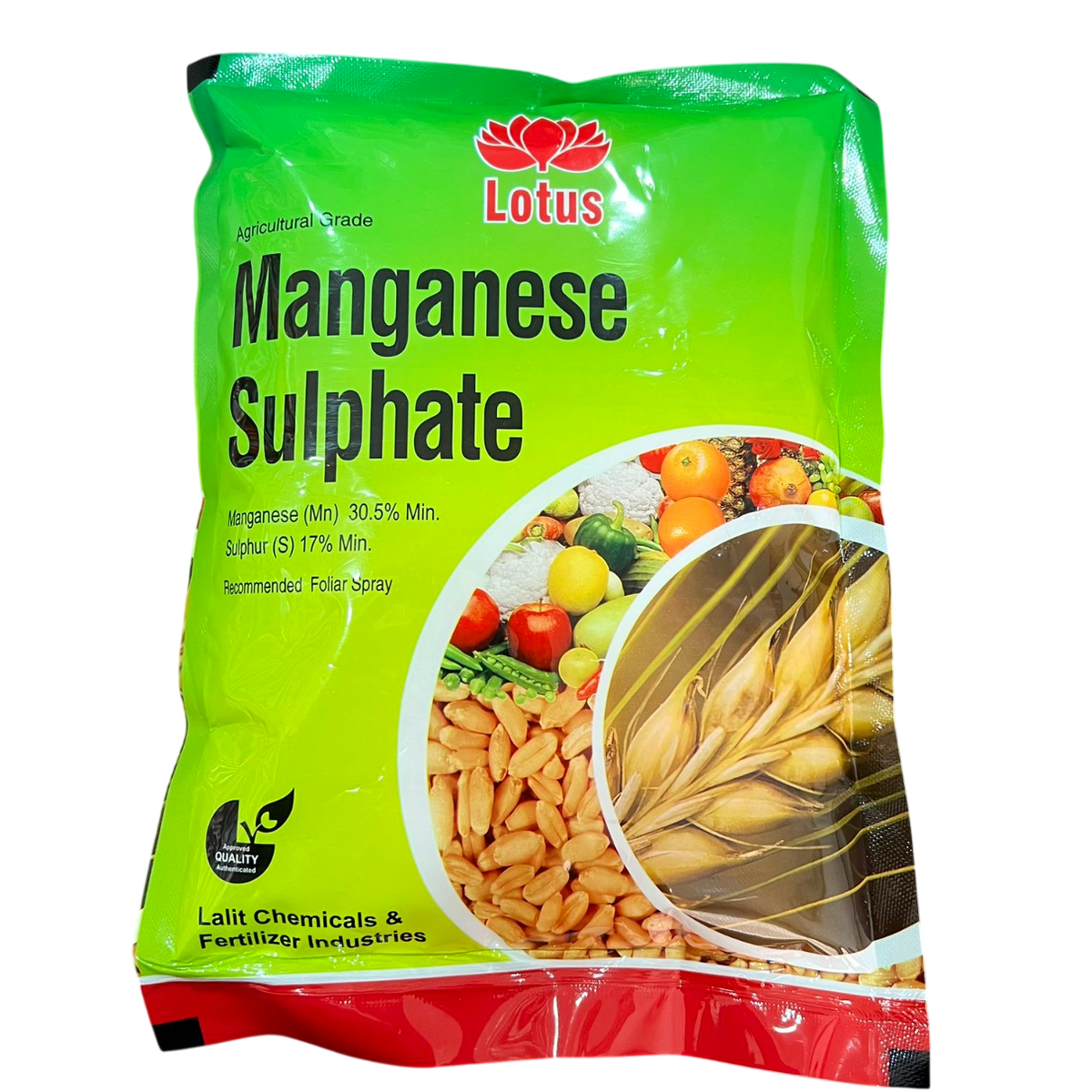 Lotus Manganese Sulphate Fertilizer bottle - FarmMate.in