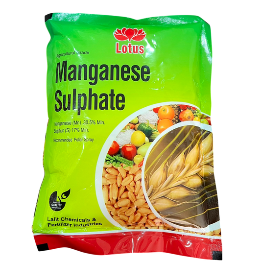 Lotus Manganese Sulphate Fertilizer bottle - FarmMate.in