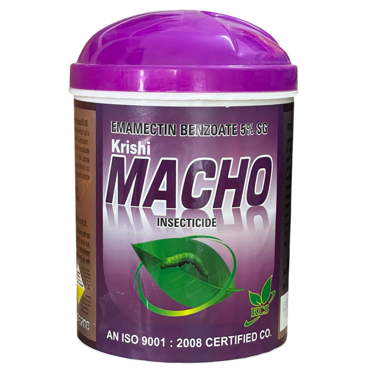 Macho Emamectin Benzoate 5% SG Insecticide bottle - FarmMate.in