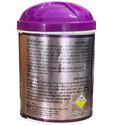 Macho Insecticide product packaging