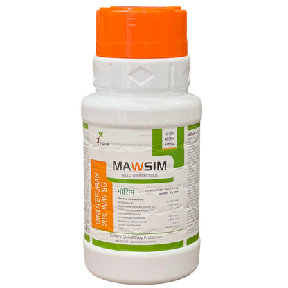 Mawsim Dinotefuran 20% SG Insecticide bottle - FarmMate.in