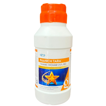 Panchtara Thiamethoxam 25% WG Insecticide bottle - FarmMate.in