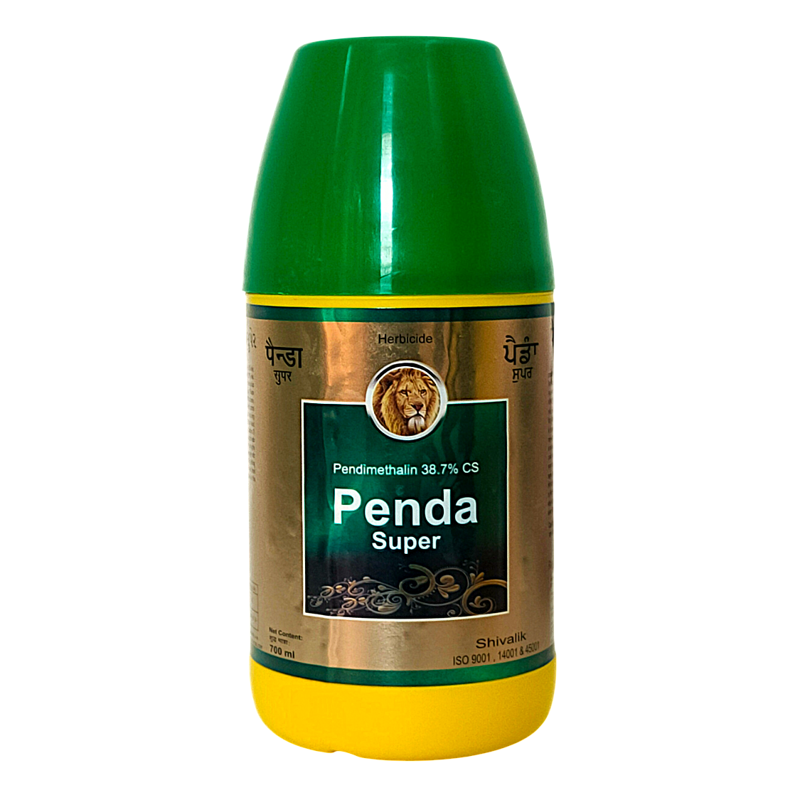 Penda Super Pendimethalin 38.7% CS Herbicide bottle - FarmMate.in